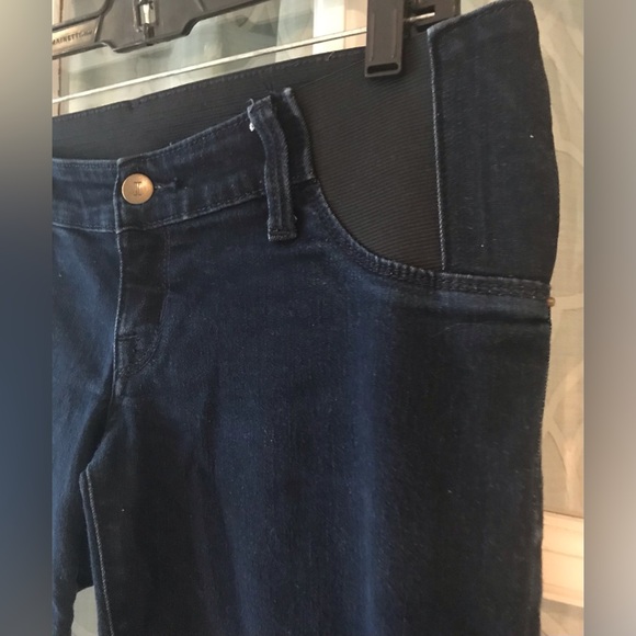 Isabel Maternity size 2 maternity jeans with elastic waist inserts easy on off - Picture 5 of 5